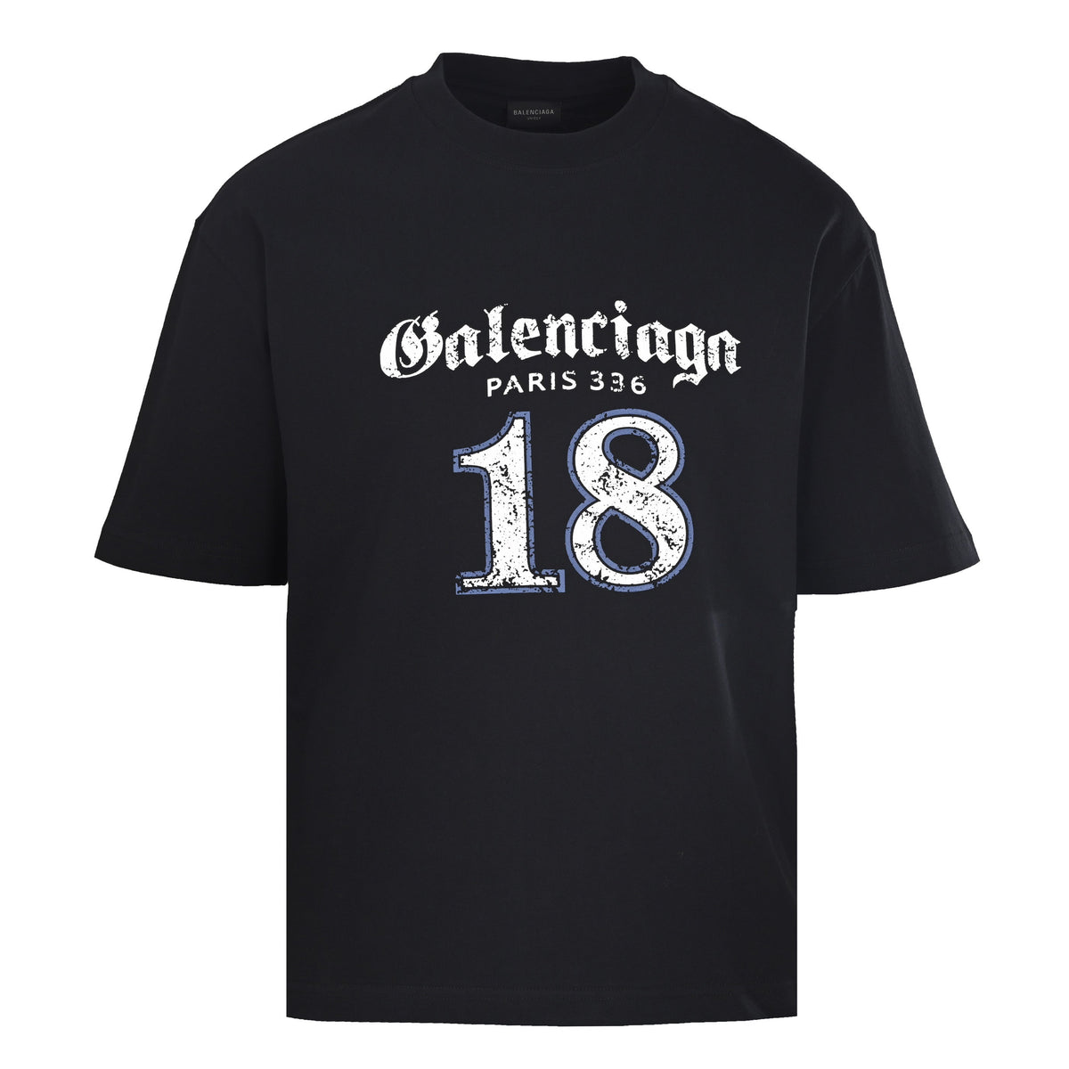 Balenciaga Logo Cotton Jersey T-Shirt