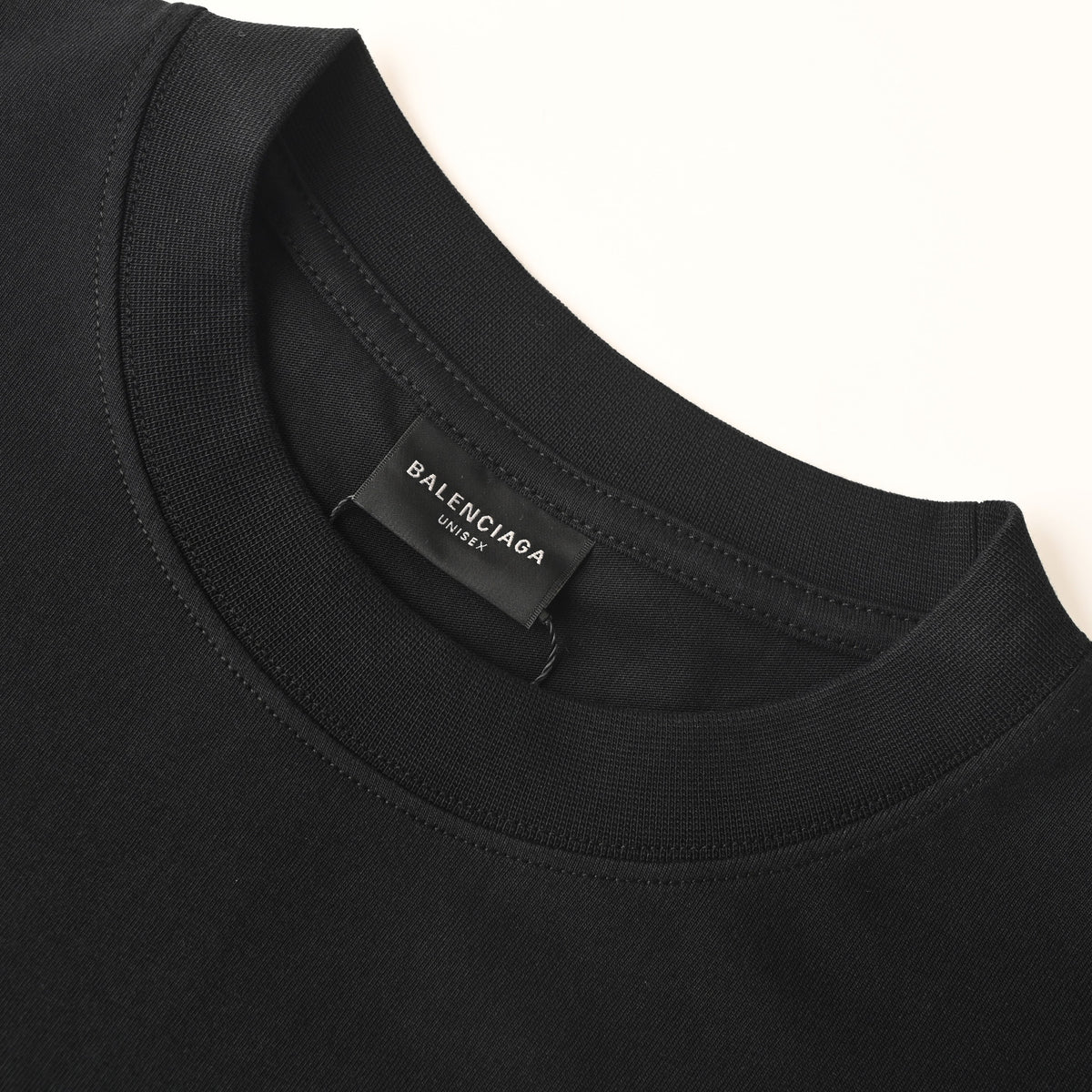Balenciaga Logo Cotton Jersey T-Shirt