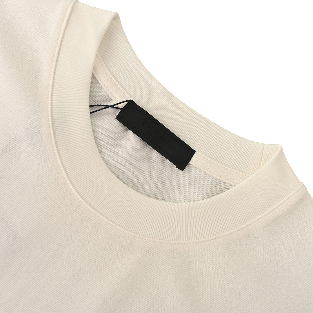Prada Short-Sleeve T-Shirt – Luxury Cotton Crewneck