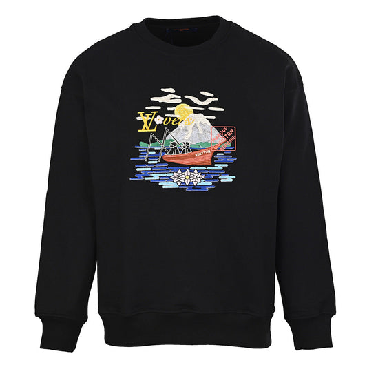 Louis Vuitton Monogram Jacquard Cotton Sweatshirt