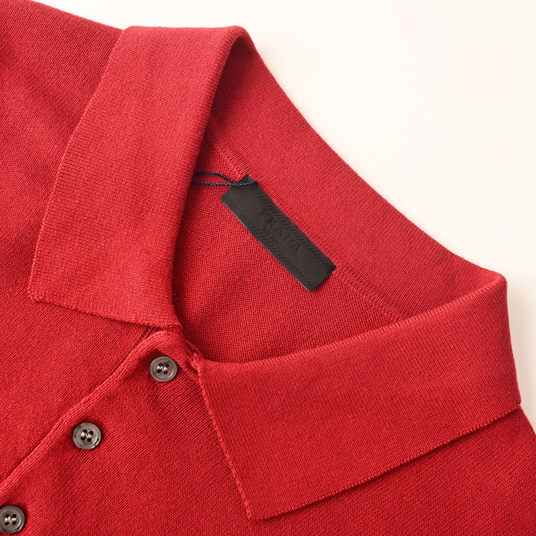 Prada Polo Shirt – Luxury Piqué Cotton Slim Fit