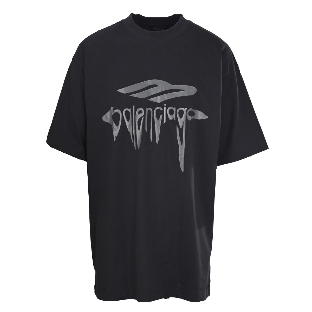 Balenciaga Logo Cotton Jersey T-Shirt