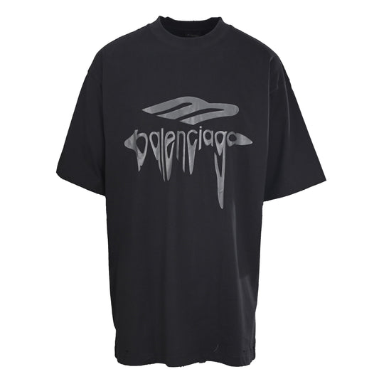 Balenciaga Logo Cotton Jersey T-Shirt