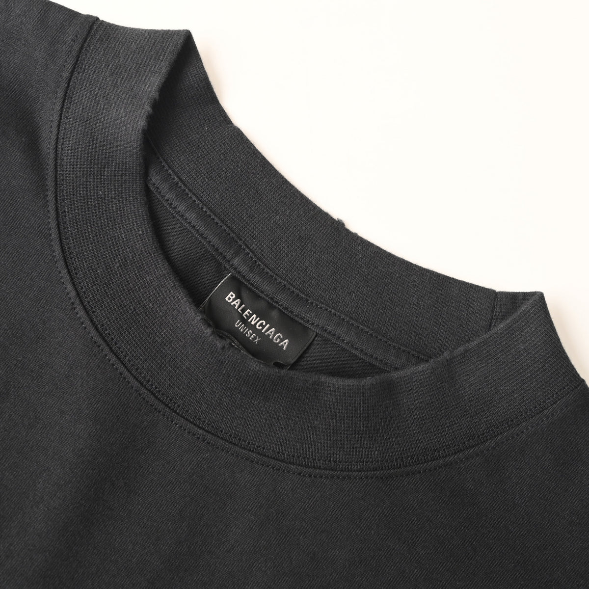 Balenciaga Logo Cotton Jersey T-Shirt