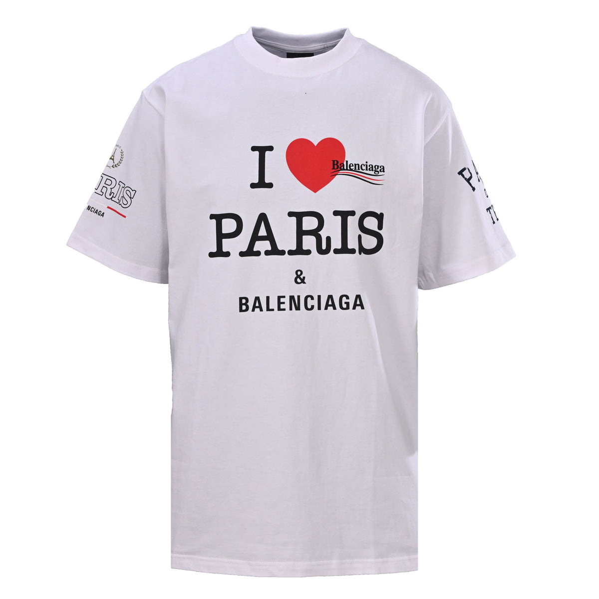 Balenciaga Logo Cotton Jersey T-Shirt