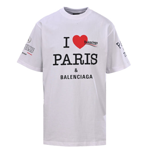 Balenciaga Logo Cotton Jersey T-Shirt