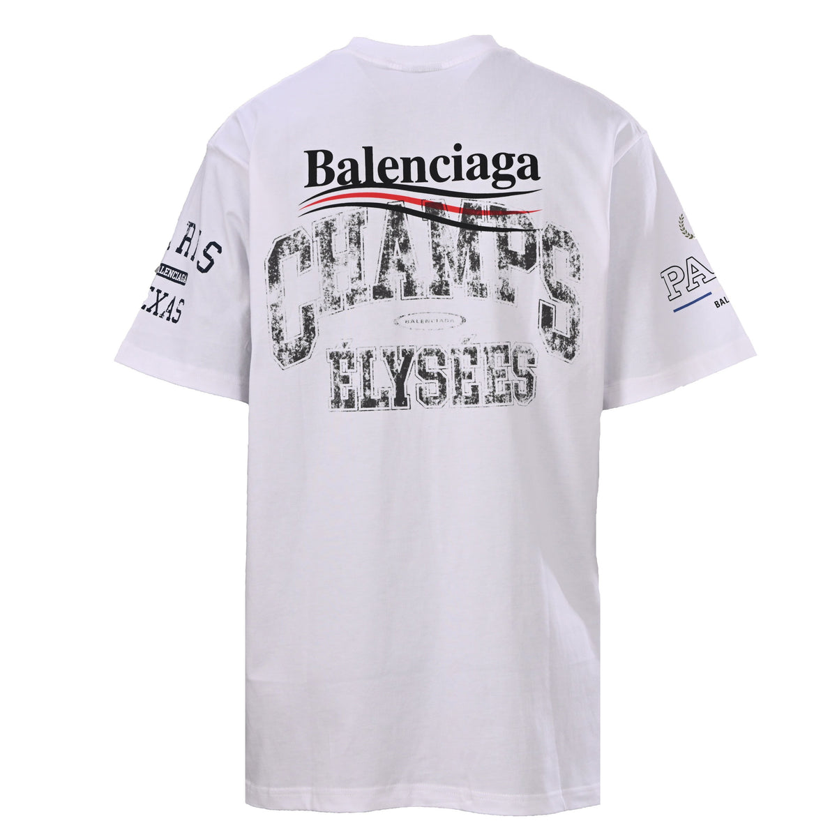 Balenciaga Logo Cotton Jersey T-Shirt