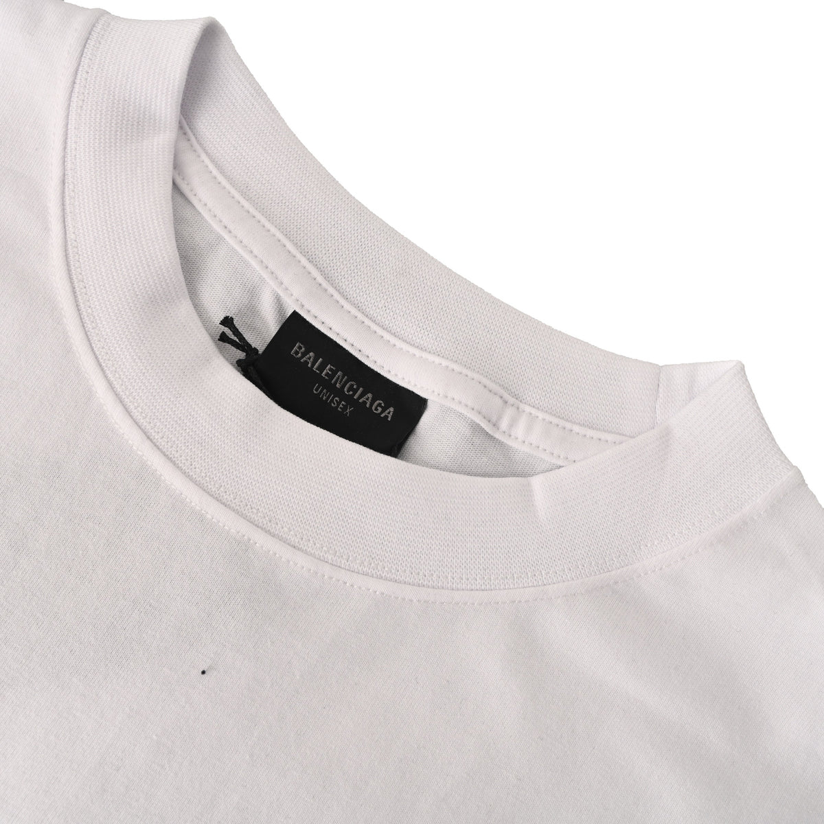 Balenciaga Logo Cotton Jersey T-Shirt
