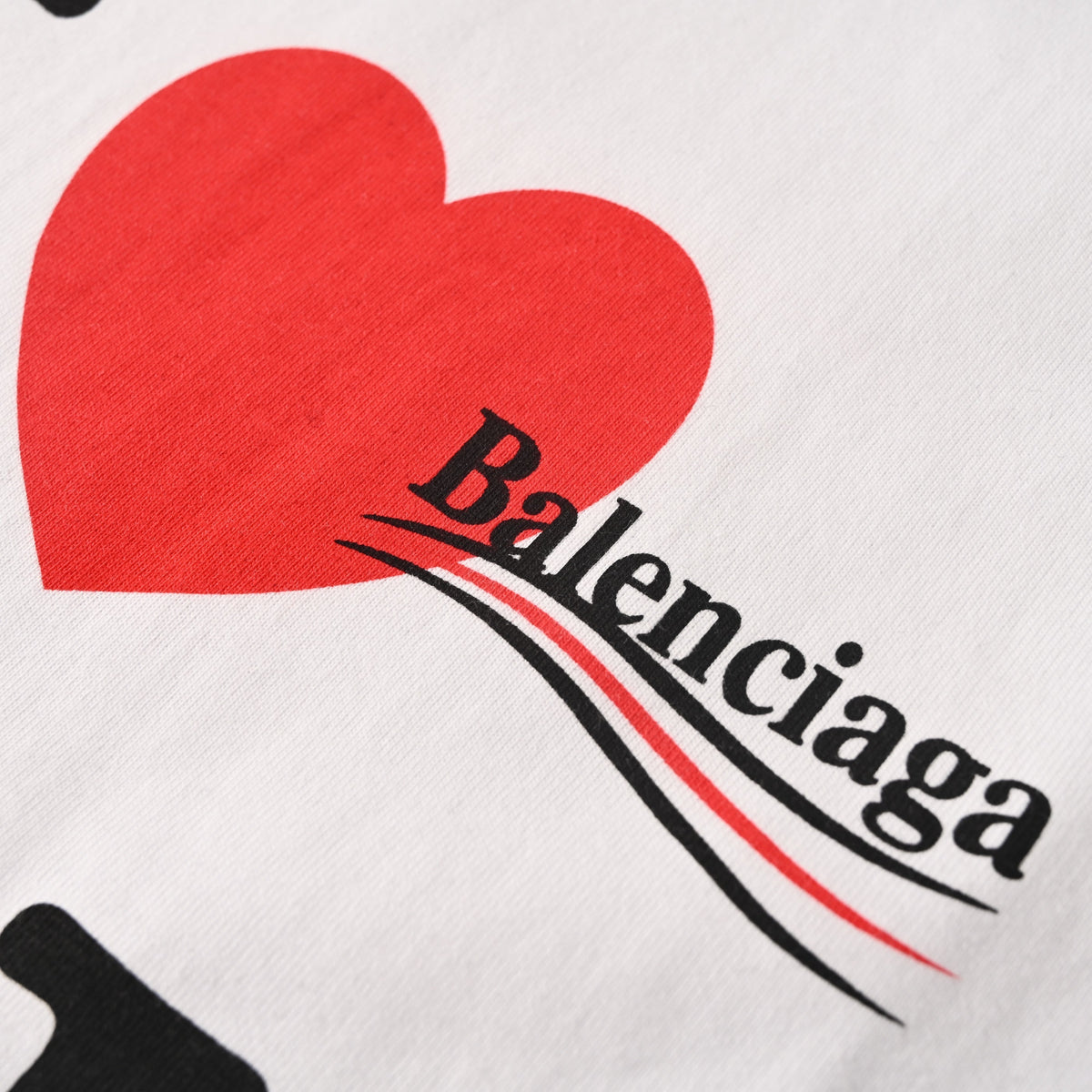 Balenciaga Logo Cotton Jersey T-Shirt