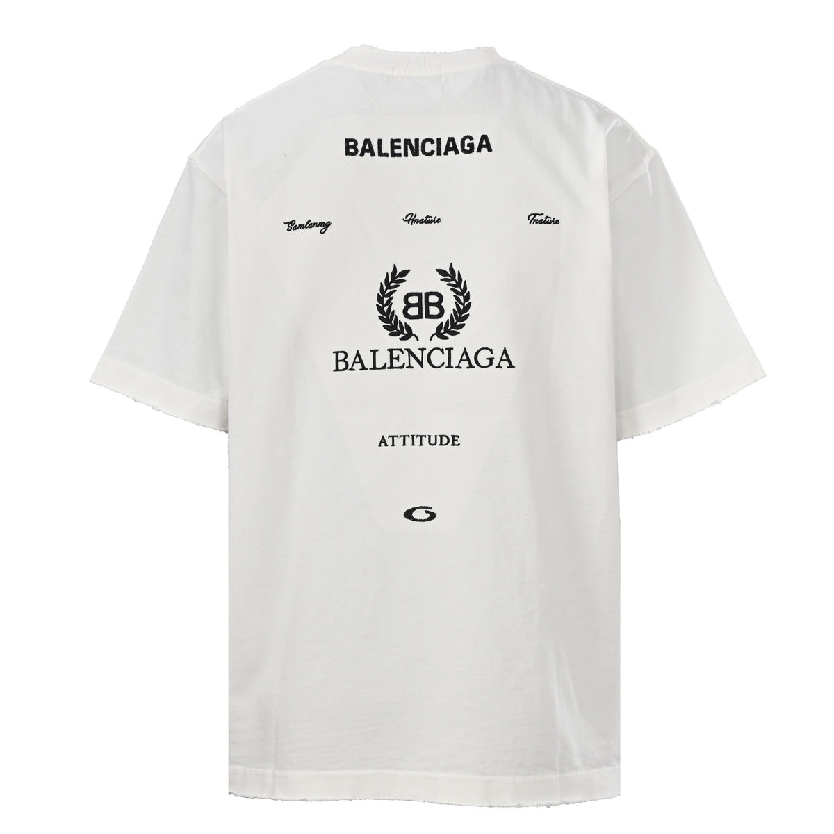 Balenciaga Logo Cotton Jersey T-Shirt