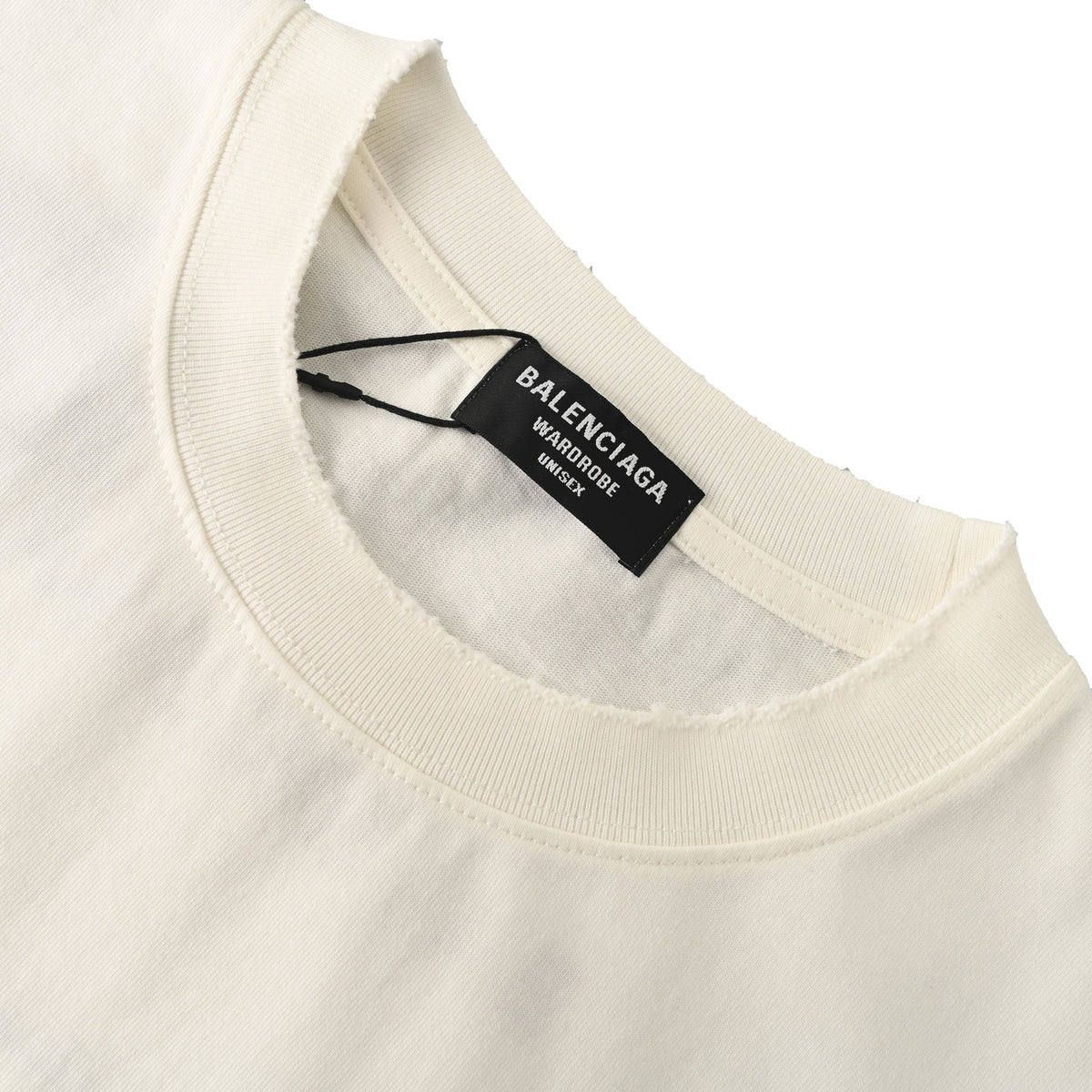 Balenciaga Logo Cotton Jersey T-Shirt