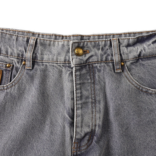 Louis Vuitton Monogram Faded Denim Straight-Leg Jeans