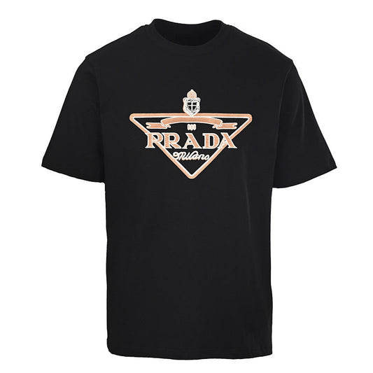Prada Short-Sleeve T-Shirt – Luxury Cotton Crewneck