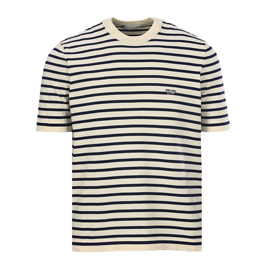 Prada Short-Sleeve T-Shirt – Luxury Cotton Crewneck