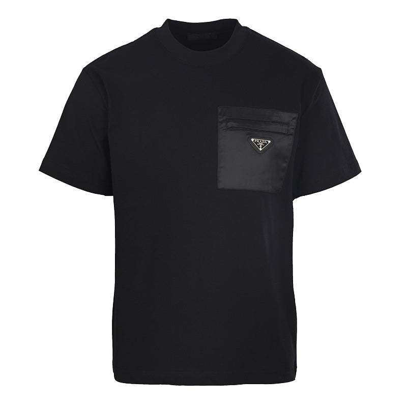 Prada Short-Sleeve T-Shirt – Luxury Cotton Crewneck
