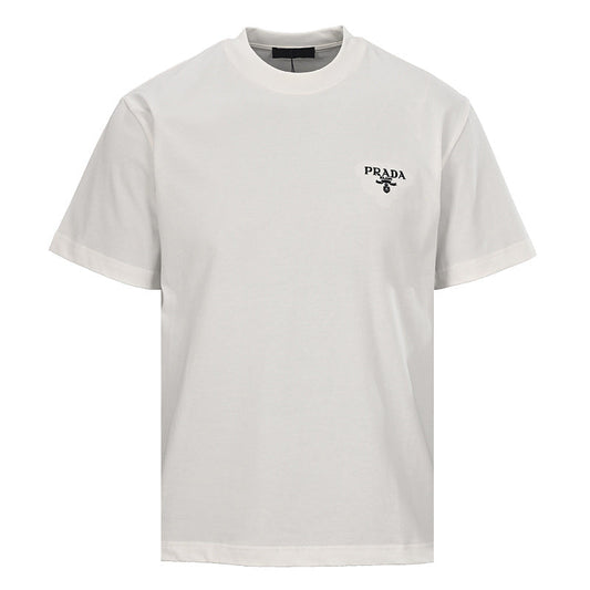 Prada Short-Sleeve T-Shirt – Luxury Cotton Crewneck