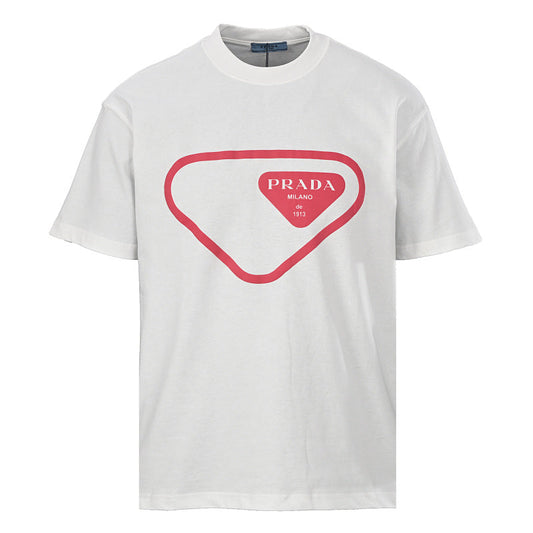 Prada Short-Sleeve T-Shirt – Luxury Cotton Crewneck