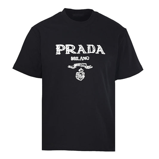 Prada Short-Sleeve T-Shirt – Luxury Cotton Crewneck