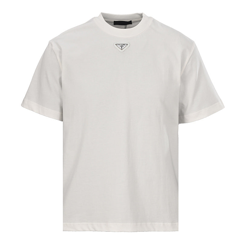 Prada Short-Sleeve T-Shirt – Luxury Cotton Crewneck