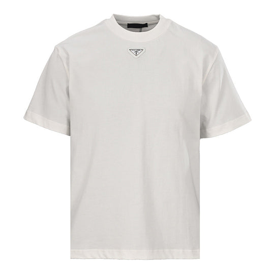 Prada Short-Sleeve T-Shirt – Luxury Cotton Crewneck