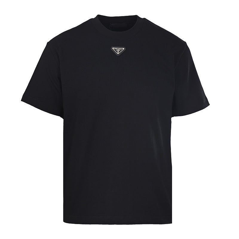Prada Short-Sleeve T-Shirt – Luxury Cotton Crewneck