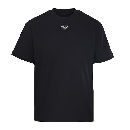 Prada Short-Sleeve T-Shirt – Luxury Cotton Crewneck