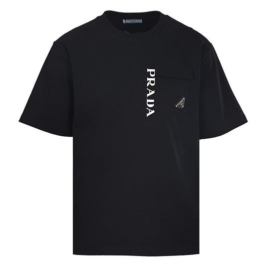 Prada Short-Sleeve T-Shirt – Luxury Cotton Crewneck