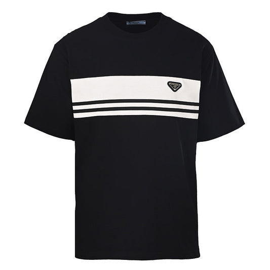 Prada Short-Sleeve T-Shirt – Luxury Cotton Crewneck