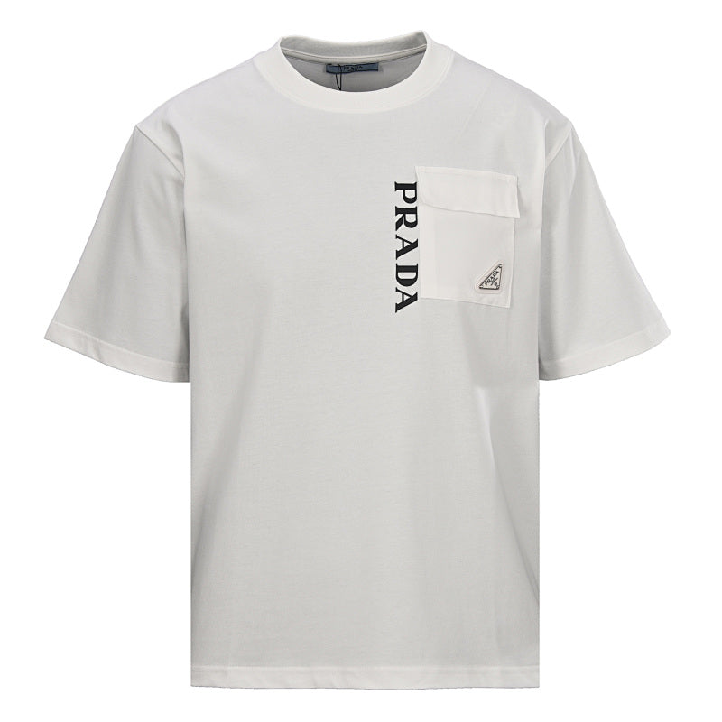 Prada Short-Sleeve T-Shirt – Luxury Cotton Crewneck